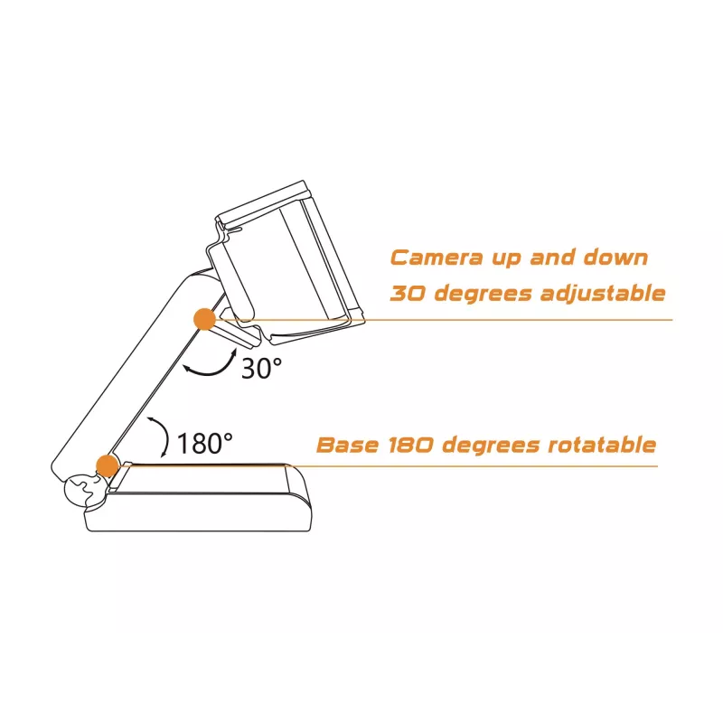 Conceptronic AMDIS06B Webcam 1920 x 1080 Pixel USB 2.0 Μαύρο