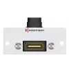 Υποδοχή HDMI Kindermann 90° Γκρι Μαύρο