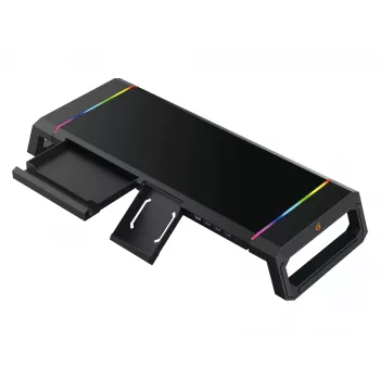 Conceptronic THORNE ERGO Βάση οθόνης Gaming, ελεύθερη τοποθέτηση, 10 kg, Μαύρο