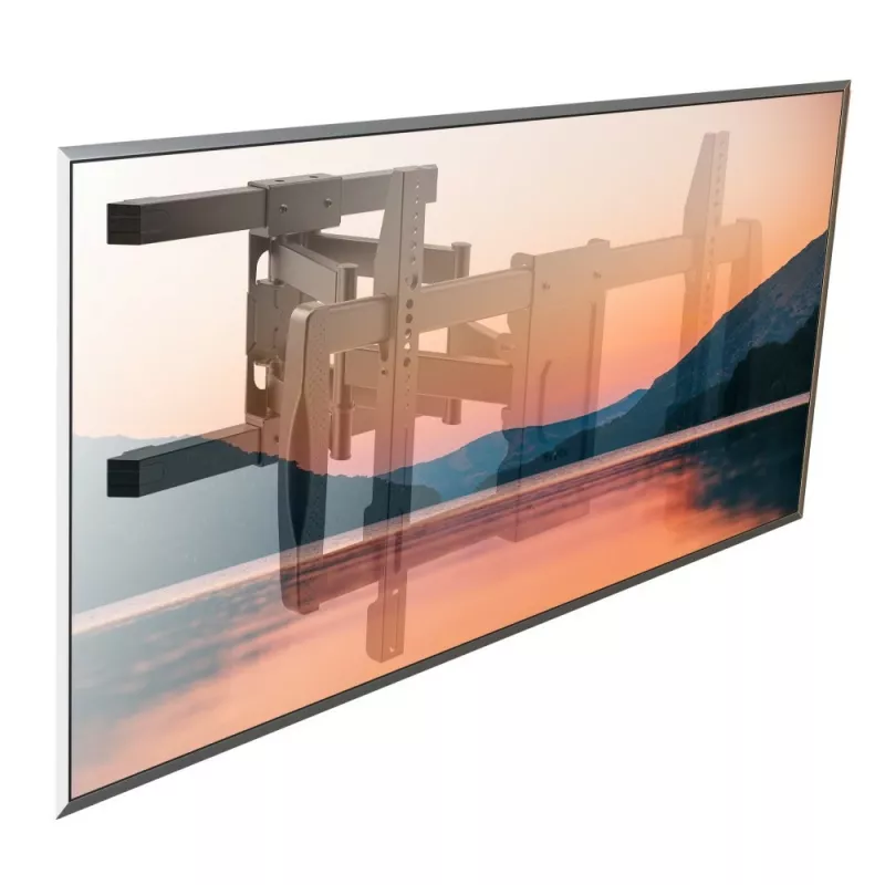 Techly ICA-PLB-473 Βάση στήριξης/βάση TV 190,5 cm (75 ίντσες) Μαύρο