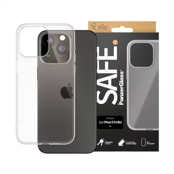 PanzerGlass SAFE. by ® Θήκη TPU διαφανής iPhone 15 Pro Max
