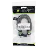 Techly 0,5 m καλώδιο High-Speed-HDMI με Ethernet A/A M/M μαύρο ICOC HDMI-4-005