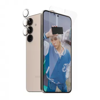 PanzerGlass Πακέτο προστασίας 2 σε 1 Samsung Galaxy S25+ ανθεκτικό στις γρατσουνιές ανθεκτικό στους κραδασμούς