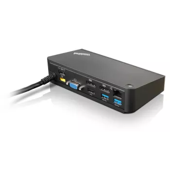 Lenovo 40A40090DK σταθμός σύνδεσης/πολλαπλασιαστής θυρών φορητού υπολογιστή ενσύρματο USB 3.2 Gen 1 (3.1 Gen 1) Type-A μαύρο