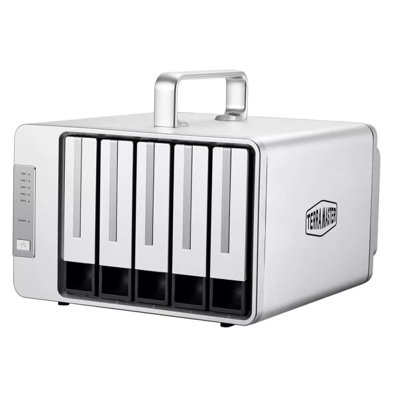TerraMaster D5 Thunderbolt 3 Συστοιχία σκληρών δίσκων 0 TB Desktop Γκρι