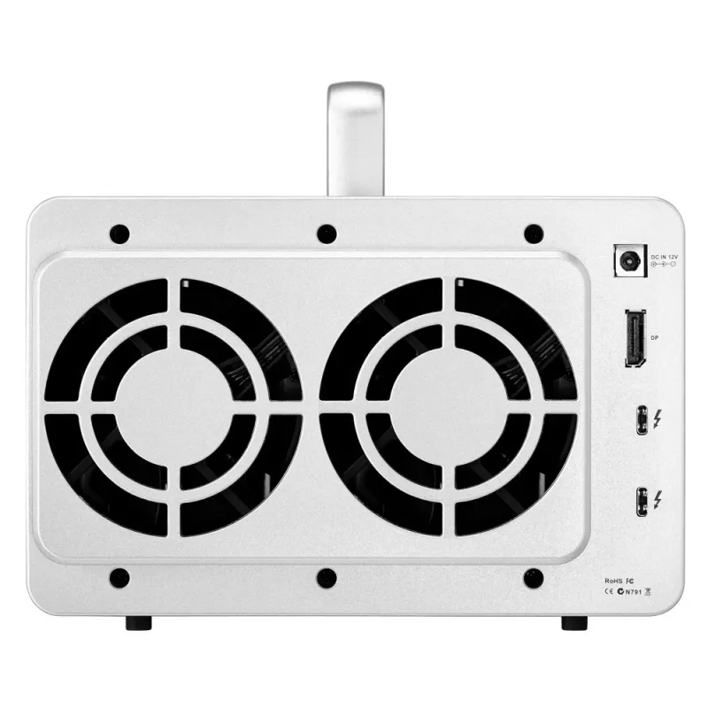 TerraMaster D5 Thunderbolt 3 Συστοιχία σκληρών δίσκων 0 TB Desktop Γκρι