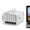 TerraMaster D5 Thunderbolt 3 Συστοιχία σκληρών δίσκων 0 TB Desktop Γκρι
