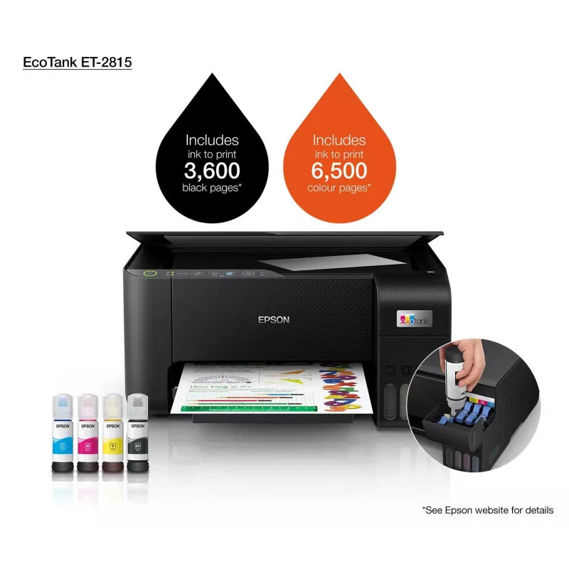 Πολυλειτουργικός εκτυπωτής Epson EcoTank ET-2815 Inkjet Έγχρωμη εκτύπωση