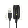 Techly SuperSpeed USB3.0 Ενεργό καλώδιο επέκτασης 5m Μαύρο ICUR3050