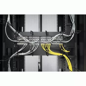 APC NetShelter διαχείριση καλωδίων, κάθετη διαχείριση καλωδίων, δακτύλιοι, για θήκες πλάτους 750mm και 800mm NetShelter, σετ 8, 76 x 19 x 203 mm