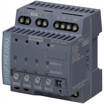 Siemens SITOP PSE200U Μονάδα Επιλεκτικότητας, 4 x 10 A, 6EP1961-2BA41