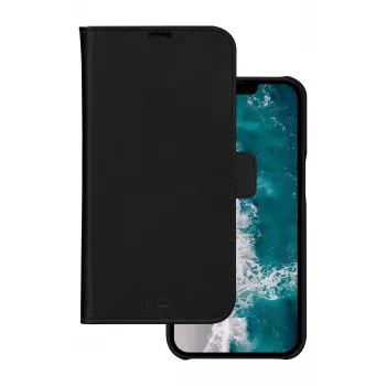Θήκη τηλεφώνου Folio dbramante1928 Stockholm για iPhone 14 Plus (6,7 ίντσες, μαύρο) με 3 θήκες καρτών