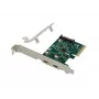 Conceptronic EMRICK κάρτα PCIe 2-Port USB 3.2 Gen 2 Type-C