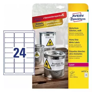 Αυτοκόλλητη ετικέτα εκτυπωτή Avery L4773-8
