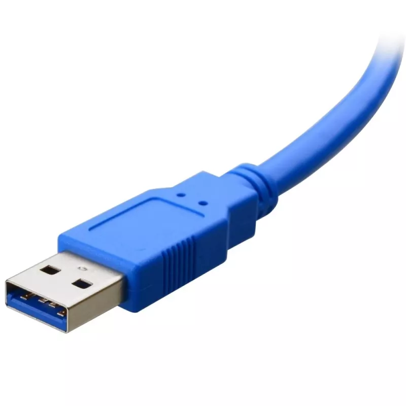Techly USB 3.0 Superspeed Καλώδιο A / Micro B 2m Μπλε ICOC MUSB3-A-020