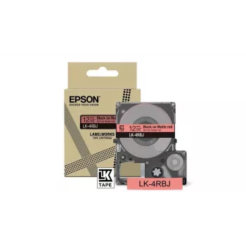 Ταινία ετικετών Epson LK-4RBJ μαύρο κόκκινο θερμομεταφοράς 1,2 cm