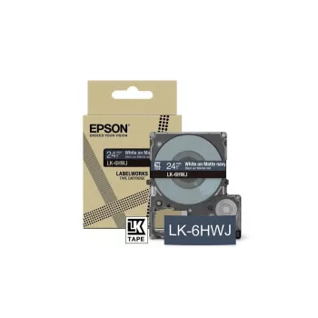 Μελανοταινία ετικέτας Epson LK-5HWJ Navy White θερμικής μεταφοράς 1,8 cm