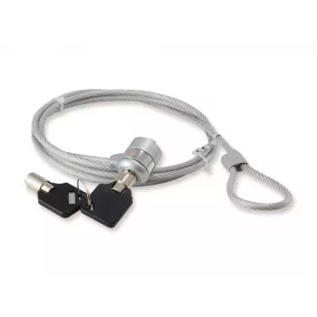 Conceptronic CNBSLOCK15 καλώδιο ασφαλείας ασημί 1,5 m