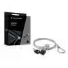Conceptronic CNBSLOCK15 καλώδιο ασφαλείας ασημί 1,5 m