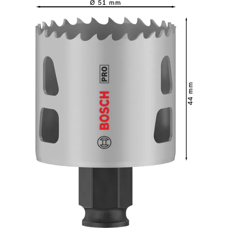 Bosch PRO Multi Material PC Plus 44/51 mm μεμονωμένη πριονότρυπα