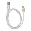 Techly ICOC MUSB20-CMAM10TW Καλώδιο USB USB 2.0 1 m USB A USB C λευκό