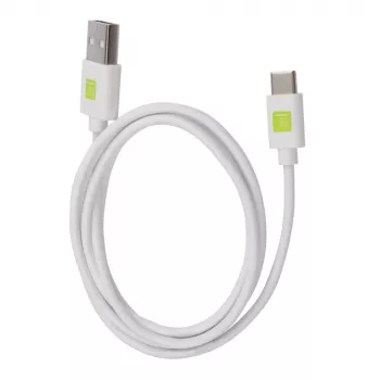Techly ICOC MUSB20-CMAM10TW Καλώδιο USB USB 2.0 1 m USB A USB C λευκό