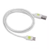 Techly ICOC MUSB20-CMAM10TW Καλώδιο USB USB 2.0 1 m USB A USB C λευκό