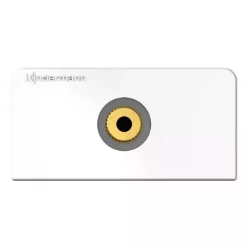 Υποδοχή βύσματος 3,5 mm Kindermann 7456 000 511 λευκό
