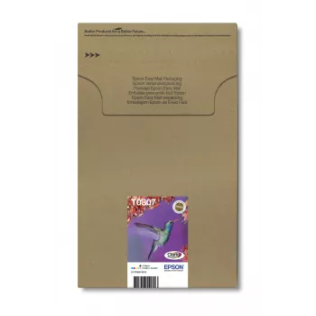 Πολυσυσκευασία μελανοδοχείων Epson Hummingbird T0807 — 6 χρώματα (Μαύρο, Cyan, LightCyan, LightMagenta, Magenta, Κίτρινο)
