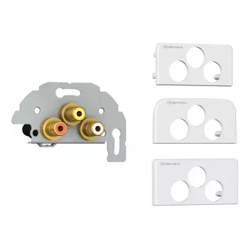 Πρίζα σύνδεσης 3 x RCA Kindermann 7456000530