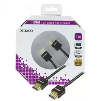 Καλώδιο HDMI Deltaco HDMI-1091 1 m