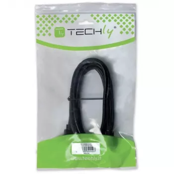Techly Καλώδιο USB 2.0 A αρσενικό / B αρσενικό γωνιακό 3m ICOC U-AB-30-ANG
