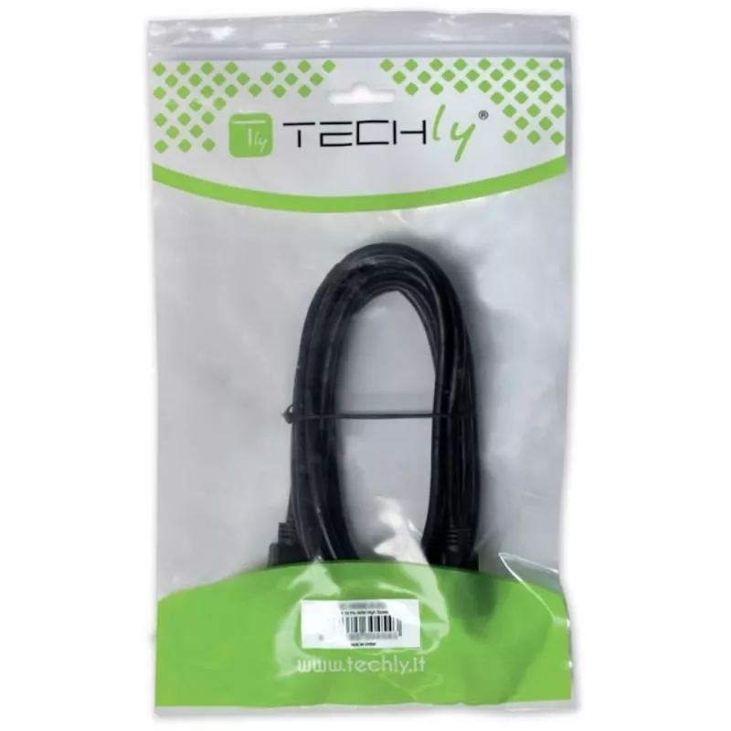 Techly Καλώδιο USB 2.0 A αρσενικό / B αρσενικό γωνιακό 3m ICOC U-AB-30-ANG