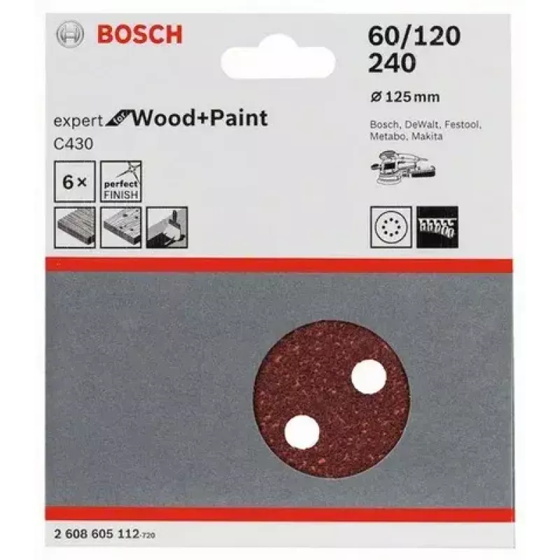 Δίσκος λείανσης Bosch 2 608 605 112 6 τεμ.