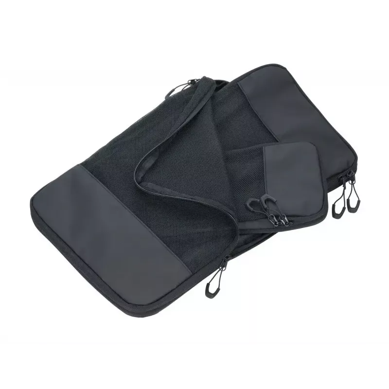 TROIKA Black Packing Cubes Σετ σακουλών συμπίεσης, BBL56/BK