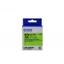 Epson κασέτα ετικετών Fluorescent LK-4GBF μαύρο/πράσινο 12mm (9m)