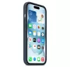 Θήκη σιλικόνης Apple iPhone 15 MagSafe Storm Blue