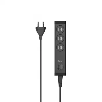 Hama 00223201 φορητός φορτιστής MP3, MP4, φορητή κονσόλα παιχνιδιών, smartphone, tablet μαύρο AC εσωτερικού χώρου