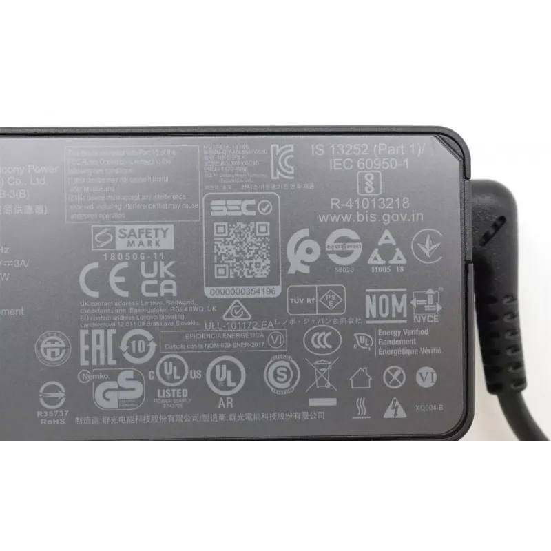 Lenovo 5A11E21011 Τροφοδοτικό εσωτερικού χώρου 45 W μαύρο