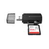Conceptronic BIAN06B αναγνώστης καρτών SD TF/MicroSD 4.0, UHS-II, USB 3.0, 5 Gbit/s