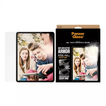 PanzerGlass ® Anti-Reflective Armor μεμβράνη προστασίας οθόνης iPad Air 13 inch (2024–2026) | Pro 13 inch (2024–2025) | Ultra-Wide Fit με εργαλείο Fastfit