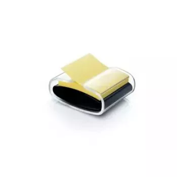 3M Post-it PRO-B1Y Διανομέας Z-Notes με 1 μπλοκ (90 φύλλα), Μαύρο/Κίτρινο