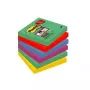 3M Post-it Super Sticky Notes 6546SA, 76 x 76 mm, πράσινο λάιμ, 6 μπλοκ x 90 φύλλα