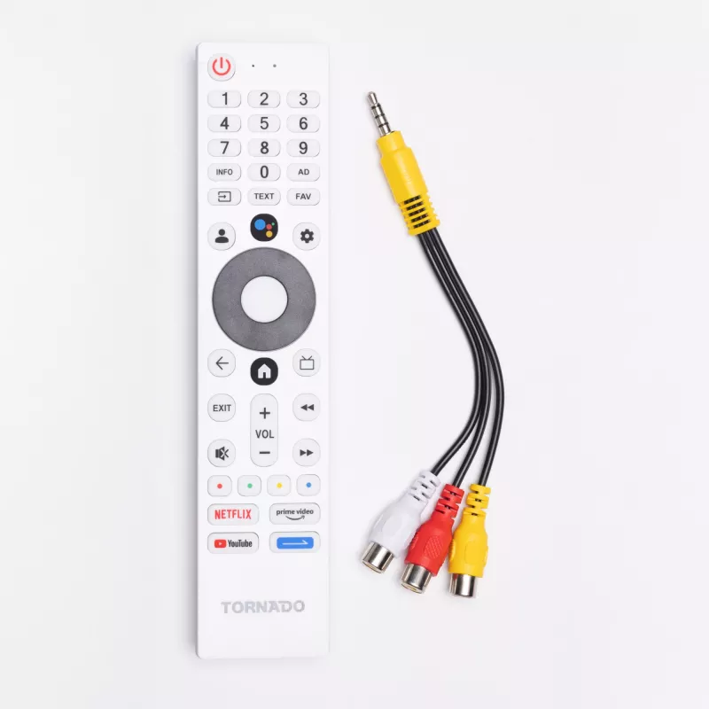 TORNADO 55UA3400X | 55“ τηλεόραση 4K UHD Google TV χωρίς πλαίσιο με HDR10 και HLG