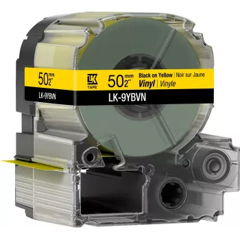 Epson LK-9YBVN Μελανοταινία Κίτρινο σε Μαύρο