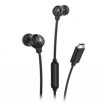 Motorola EARBUDS3CS Ακουστικά/Headset Ενσύρματα In-Ear Κλήσεις/Μουσική USB Type-C Μαύρο
