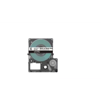 Ταινία ετικετών Epson LK-6TBJ Μαύρο Διαφανές Θερμομεταφοράς 2,4 cm