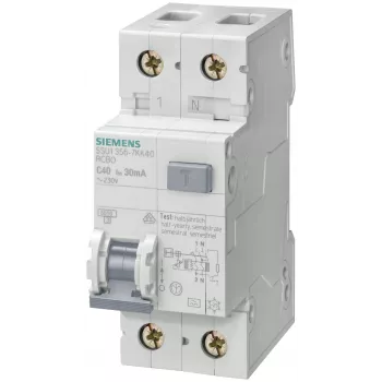 Siemens 5SU1356-6KK16 Διακόπτης προστασίας γραμμής Ρελέ διαφυγής Τύπος A 1