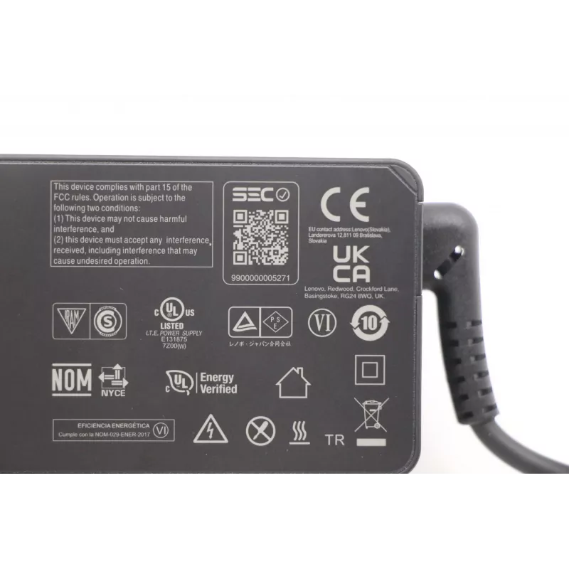 Lenovo 5A10W86295 Τροφοδοτικό εσωτερικού χώρου 65 W Μαύρο