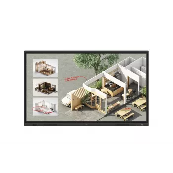LG CreateBoard Standard διαδραστικός πίνακας 190,5 cm (75 ίντσες) 3840 x 2160 Pixel οθόνη αφής μαύρο